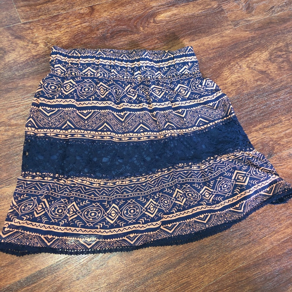 Pink and blue skirt